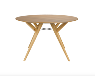 Eettafel – Ø 120 – Eiken  Zuiver, Ijver, Bruin